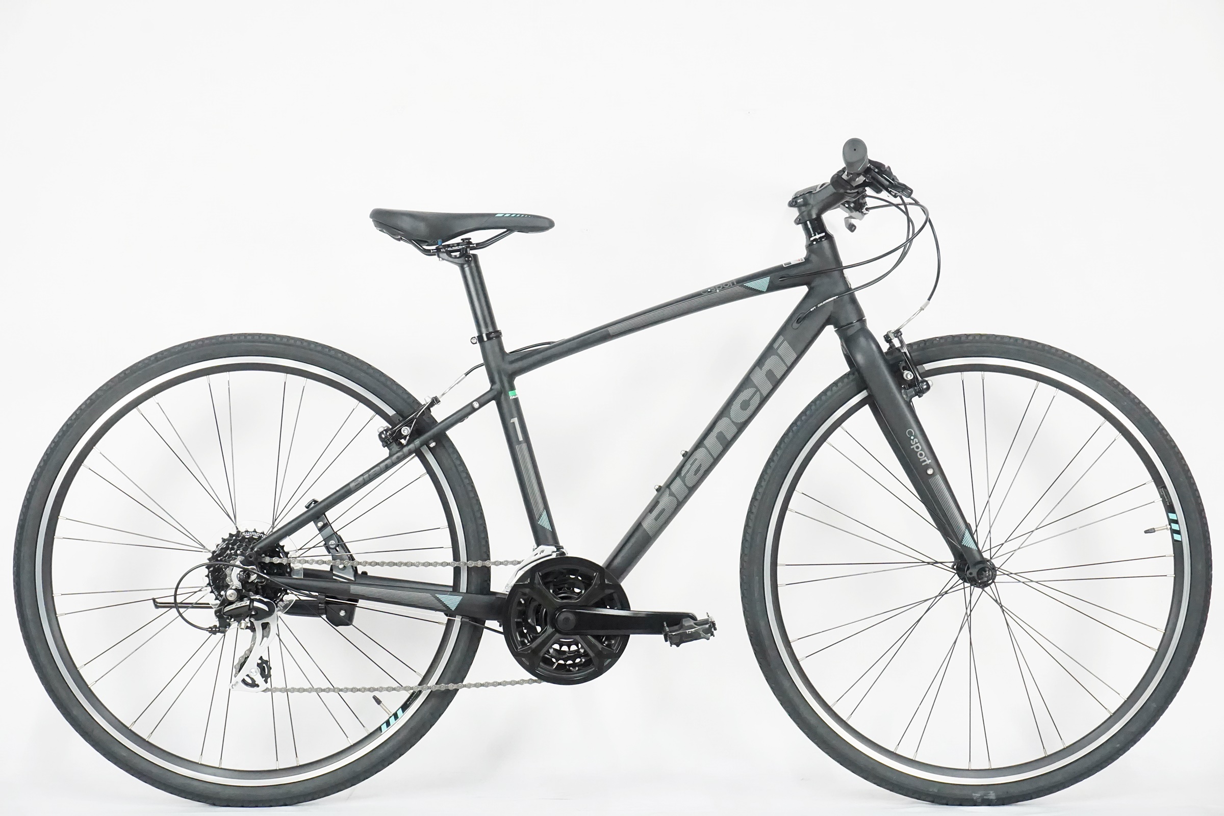 A-910【リユースのサカイ野々市店】ビアンキ C-SPORT1  700c 2020年モデル ブラック  クリーニング済み DSC05582.jpg