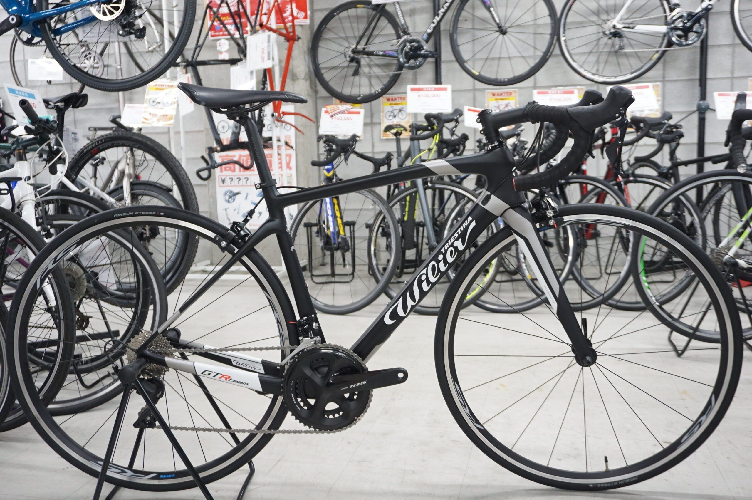 阪急塚口店 入荷・SALE情報】ロングライドにおすすめ！「WILIER GRANTURISMO R TEAM 105 2019年モデル」入荷です！ |  ロードバイクなどスポーツ自転車買取専門のバイチャリ