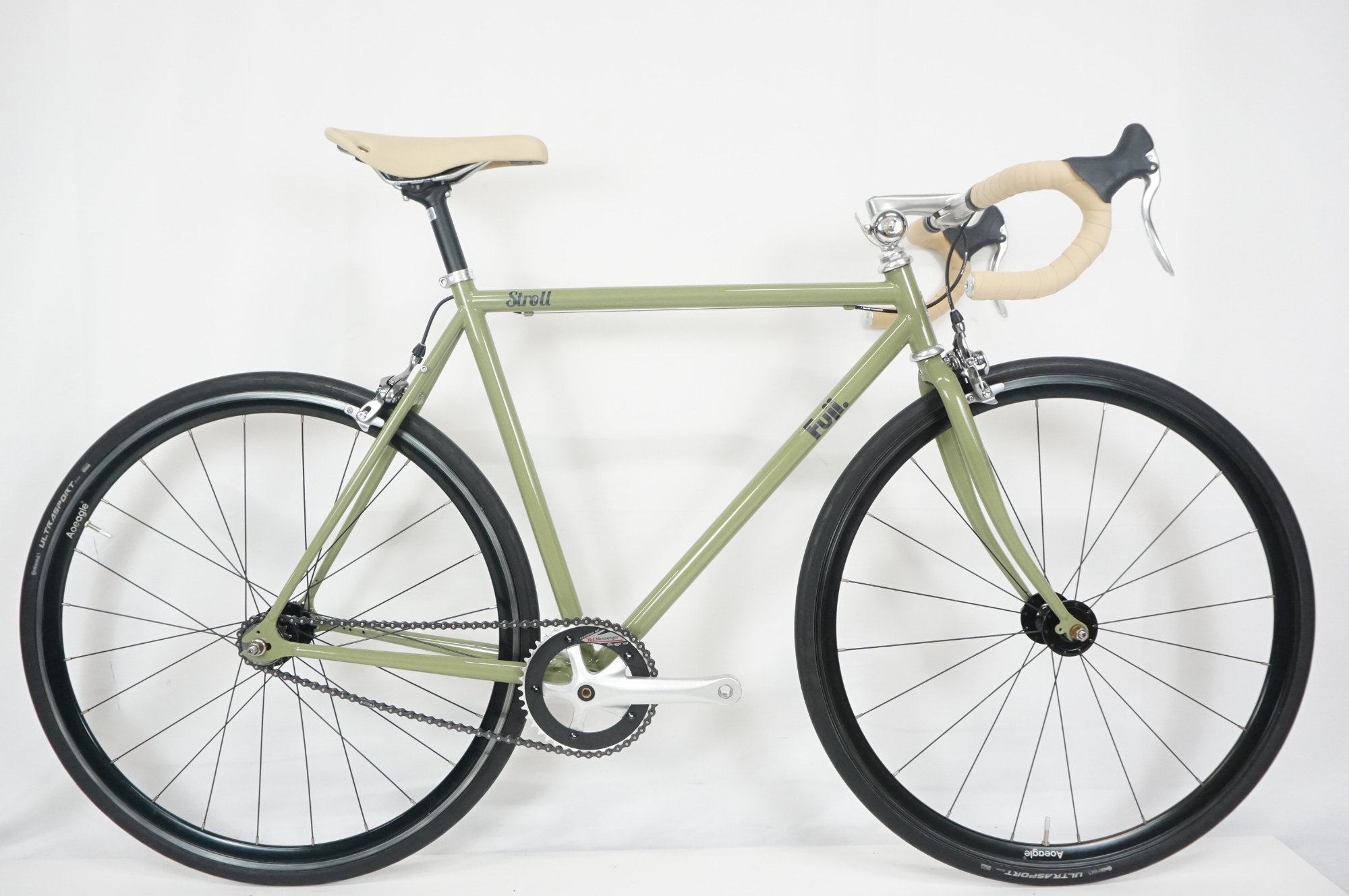 89：FUJI　STROLL　部品取　ジャンク品　引取限定：埼玉県所沢品 FUJI 『STROLL』はスタイリッシュなシングルスピードバイクです