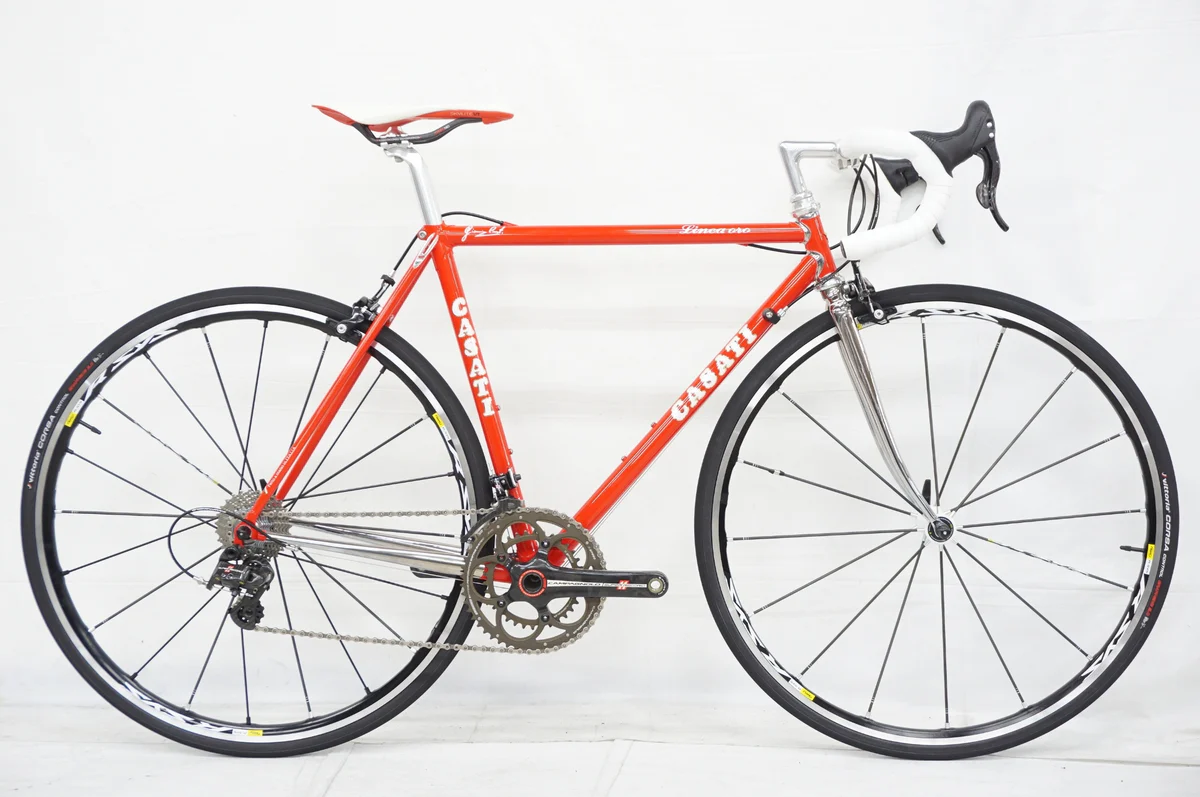 casati linea oro 美品 カザーティ クロモリ スチールバイク