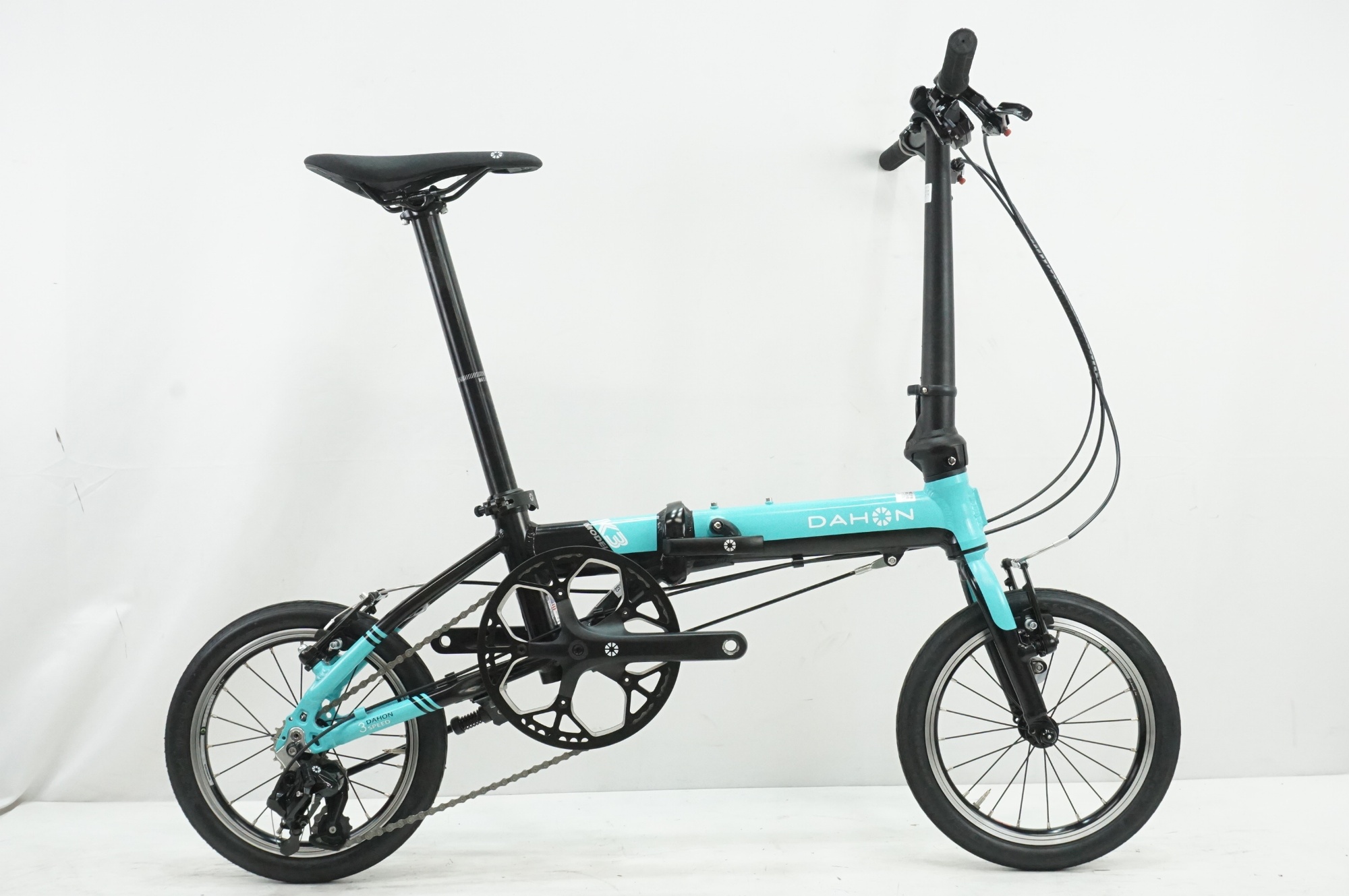 千葉市美浜区引き取り専用 DAHON K3 折りたたみ自転車 青 千葉市美浜区
