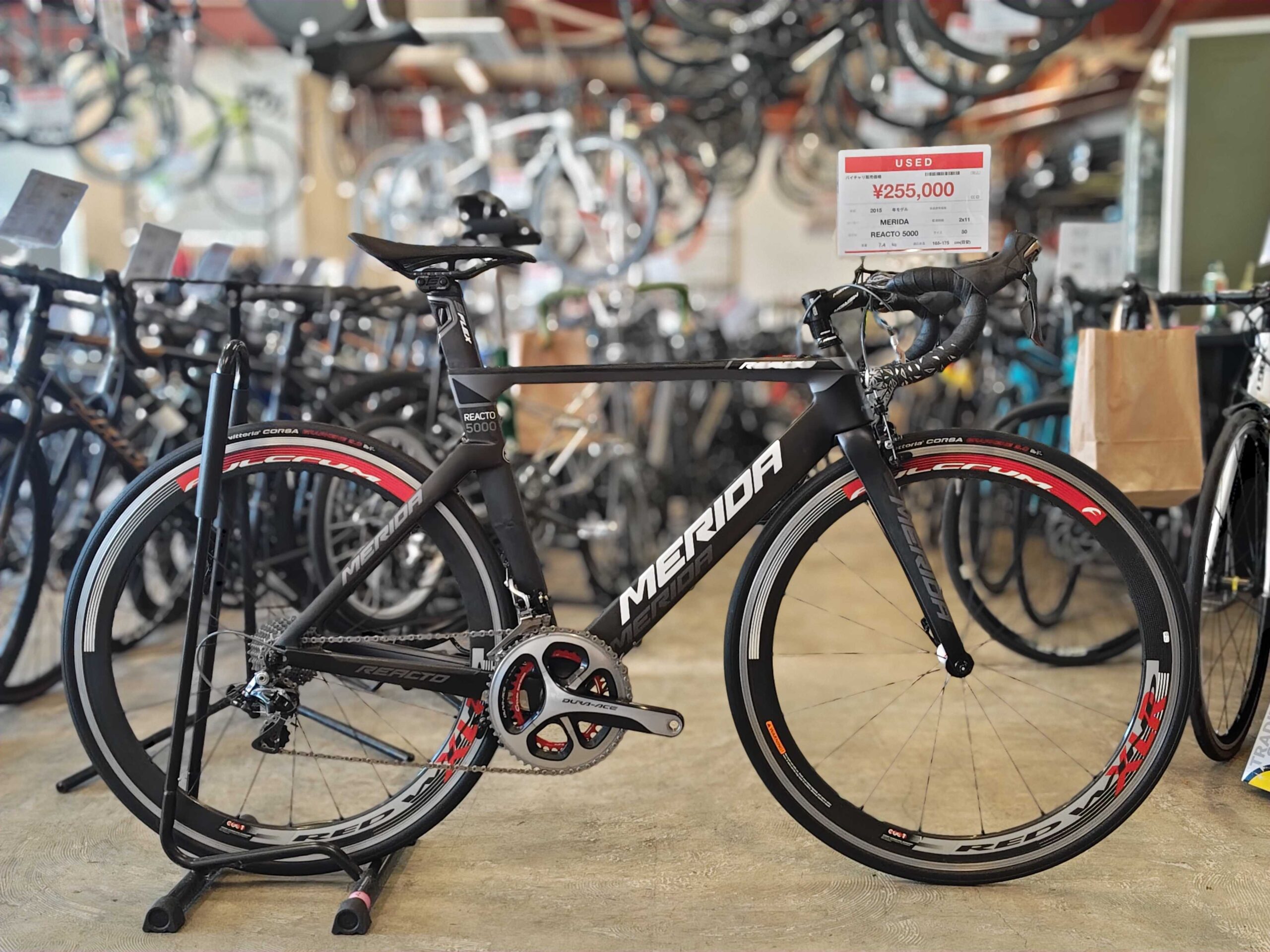 パーツ MERIDA REACTO5000 熊谷本店入荷情報】人気のREACTO！カスタムされて最強に！ | ロード