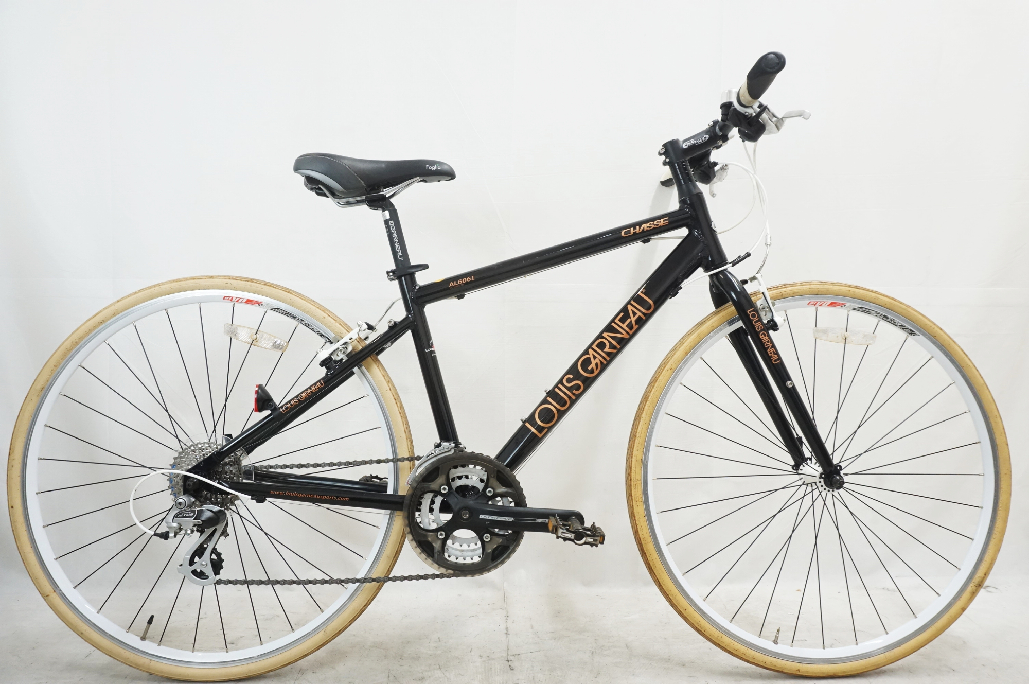 クロスバイク LOUISGARNEAU ルイガノ CHASSE シャセ アルミ 黒 配送無料 Amazon | LOUIS GARNEAU(ルイガノ) クロスバイク CHASSE SL LG BLACK